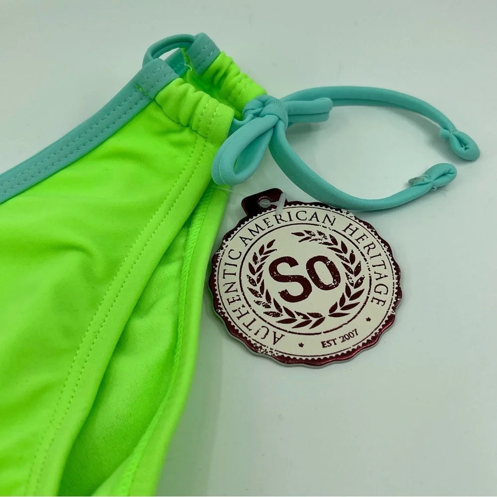 NEW SO Medium Bikini Swim Bottom Mint - Picture 1 of 7